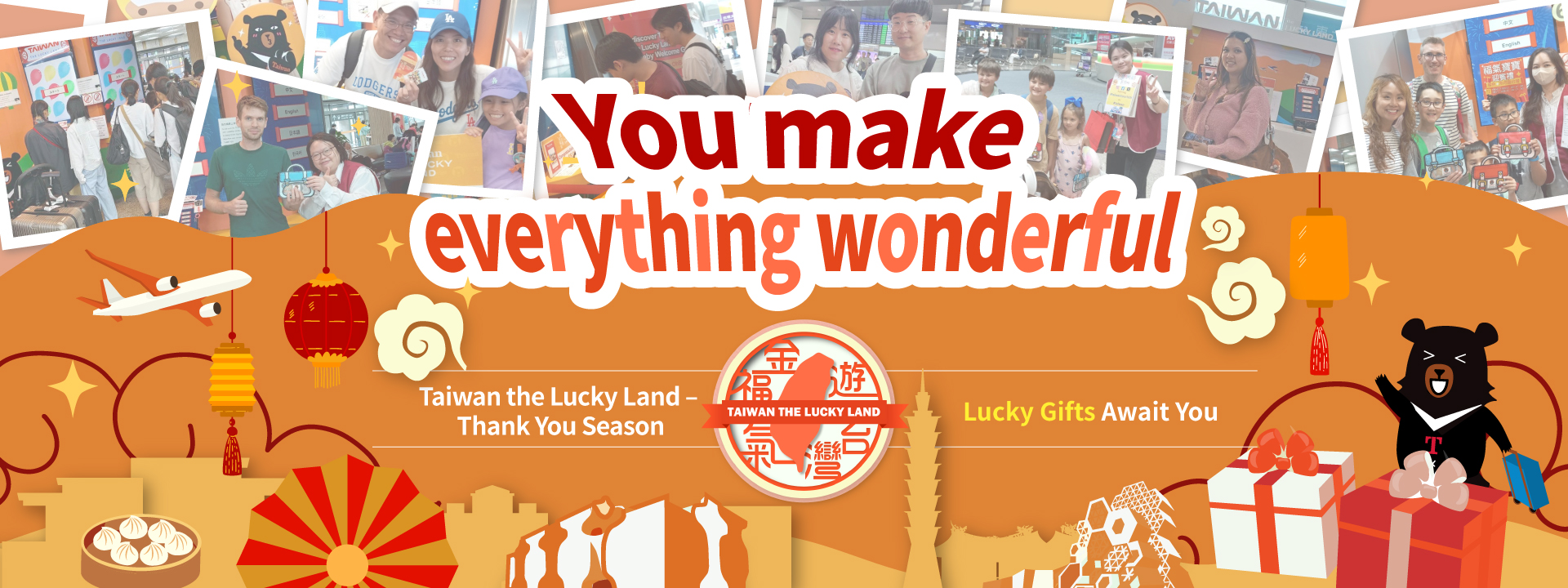 Photo：Taiwan the Lucky Land-Thank You Season